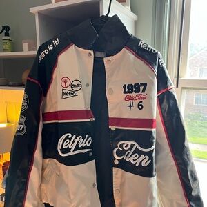 Aelfric Eden Racing Oversized Biker Jacket